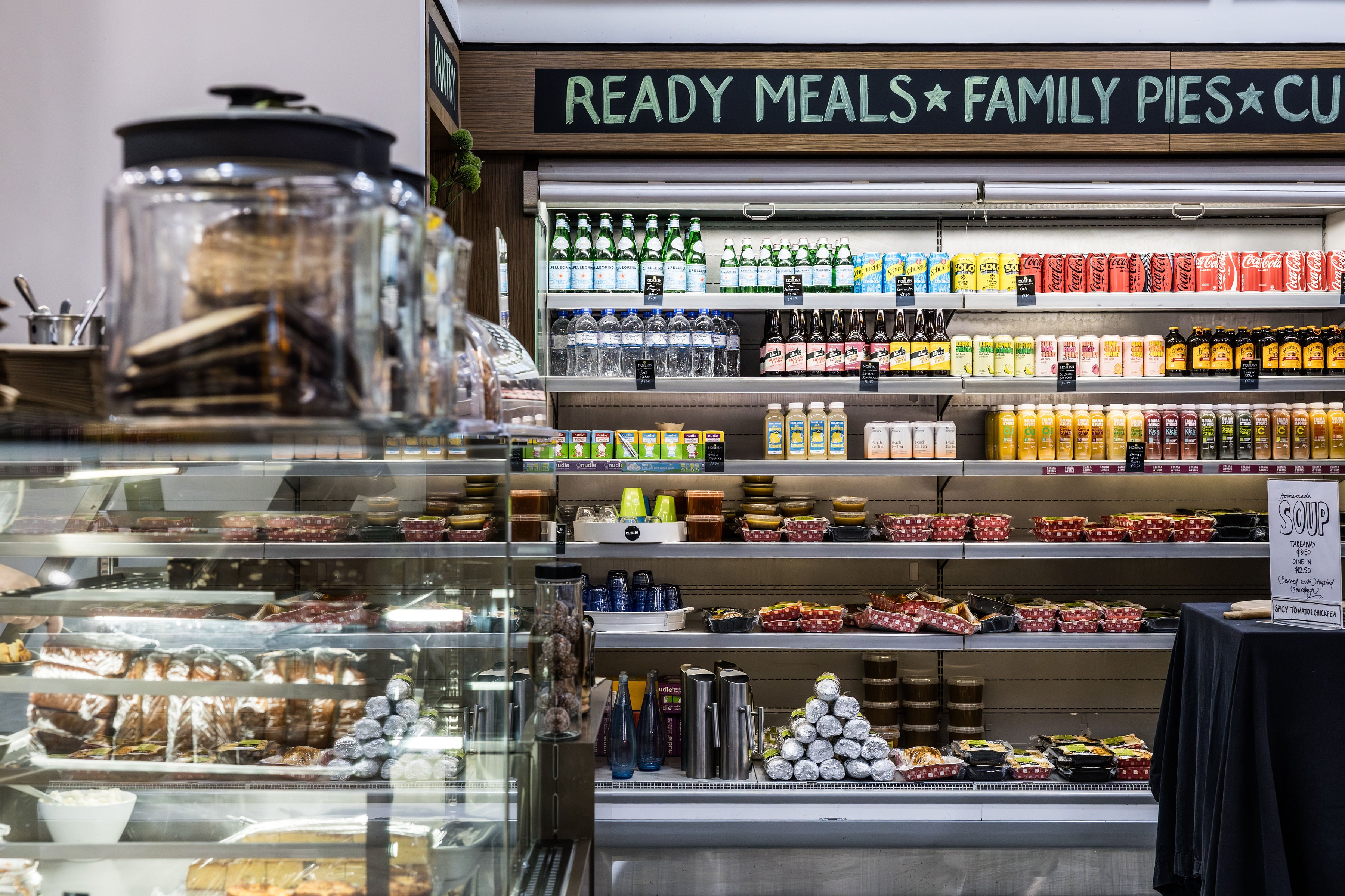 Inside Moreish Foods in Balgowlah Village