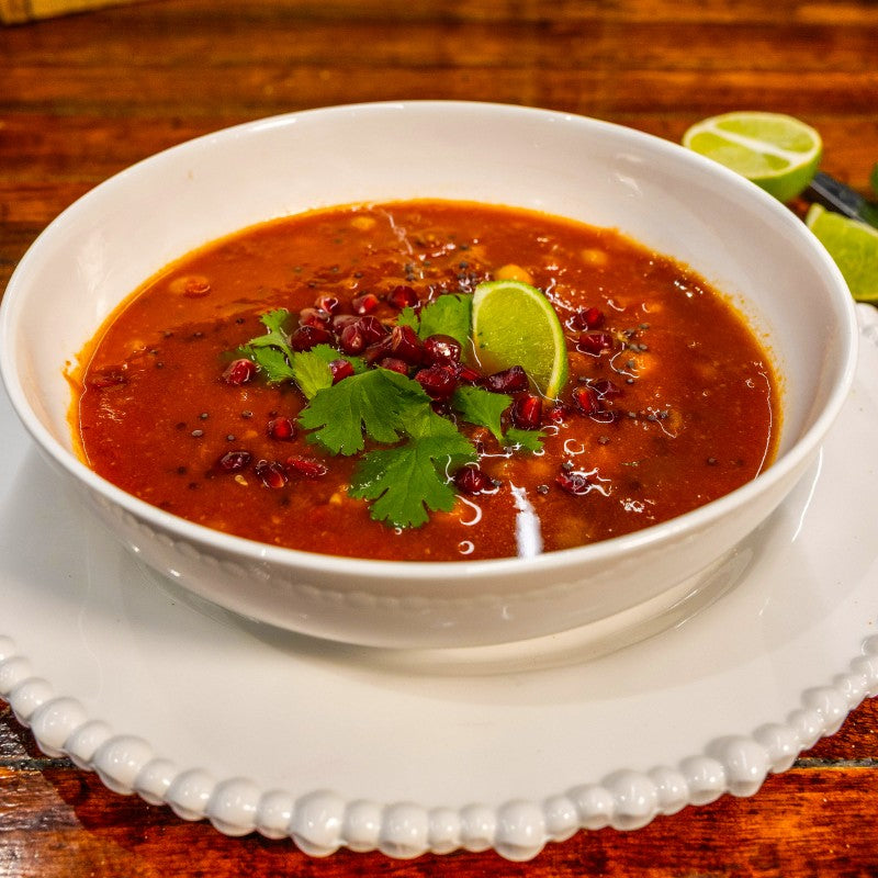 Spicy Tomato & Chickpea Soup