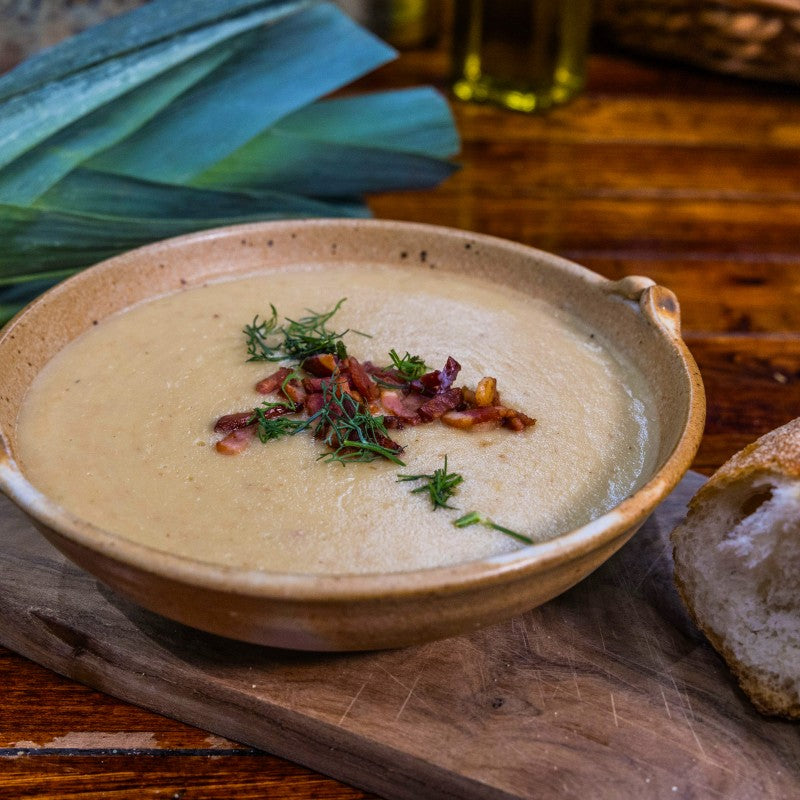 Potato Leek & Bacon Soup